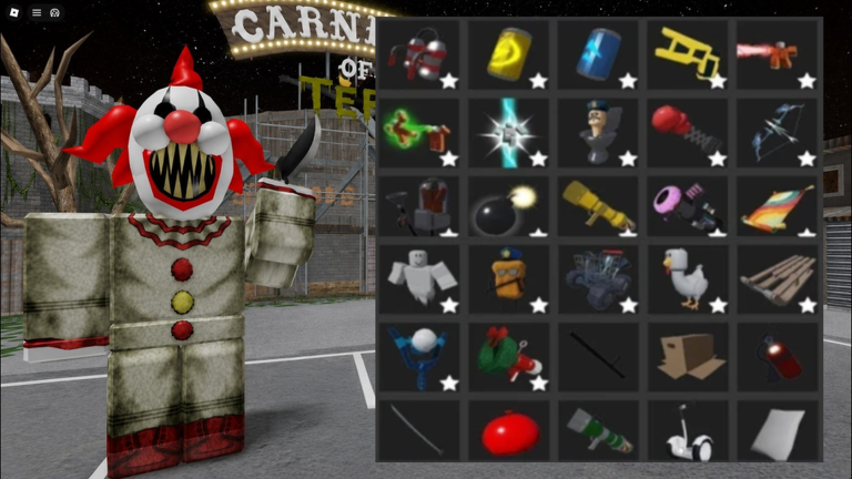EVIL CLOWN CARNIVAL ESCAPE official Roblox cover art